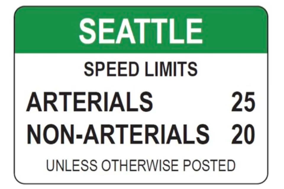 Seattle Speed Limits